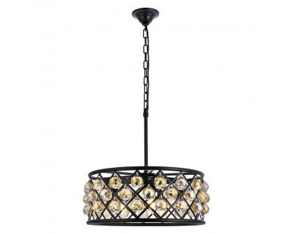 Elegant - Crystal Grid Hoop 3 Light Chandelier (PNT-1214D)