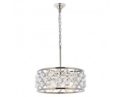 Elegant - Crystal Grid Hoop 3 Light Chandelier (PNT-1214D)