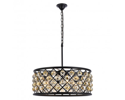 Elegant - Crystal Grid Hoop 3 Light Chandelier (PNT-1214D)