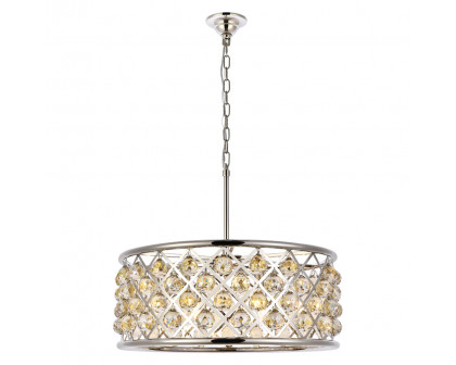 Elegant - Crystal Grid Hoop 3 Light Chandelier (PNT-1214D)