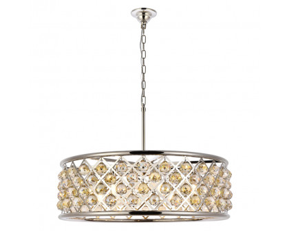 Elegant - Crystal Grid Hoop 3 Light Chandelier (PNT-1214D)