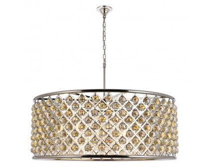 Elegant - Crystal Grid Hoop 3 Light Chandelier (PNT-1214D)