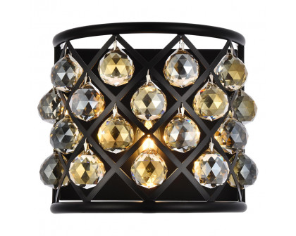 Elegant - Crystal Grid 1 Light Crystal Wall Sconce