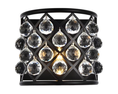 Elegant - Crystal Grid 1 Light Crystal Wall Sconce