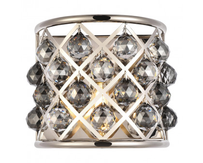 Elegant - Crystal Grid 1 Light Crystal Wall Sconce