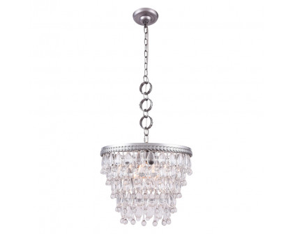 Elegant - Teardrop Glass Chandelier 3 Light