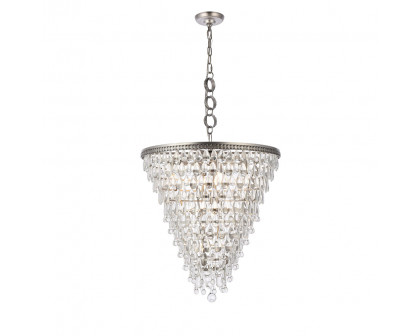 Elegant - Teardrop Glass Chandelier 3 Light