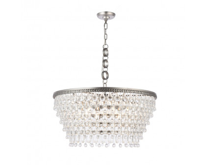 Elegant - Teardrop Glass Chandelier 3 Light