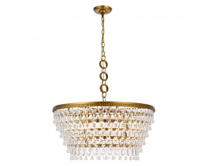 Elegant - Teardrop Glass Chandelier 3 Light