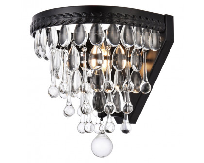 Elegant Wall Sconce - Black (1219W9BK-RC)