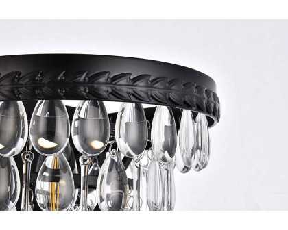 Elegant Wall Sconce - Black (1219W9BK-RC)