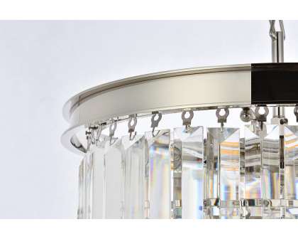 Elegant Urban Classic Chandelier - Polished Nickel, L 20" (1231D20PN-RC)