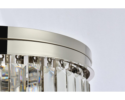 Elegant Urban Classic Flush Mount - Polished Nickel, L 20" (1231F20PN-RC)