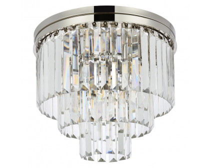 Elegant Urban Classic Flush Mount - Polished Nickel, L 20" (1231F20PN-RC)