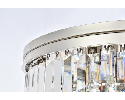 Elegant Urban Classic Flush Mount - Polished Nickel, L 32" (1231F32PN-RC)