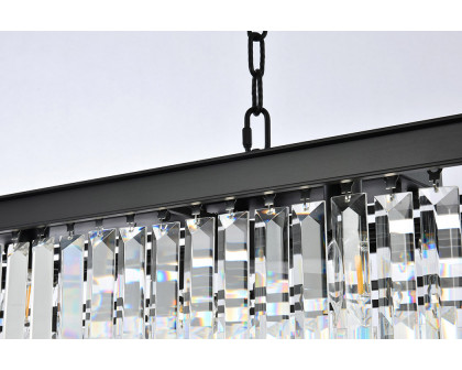 Elegant Urban Classic Chandelier - Matte Black, L 40" (1232D40MB-RC)