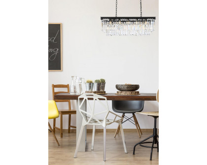 Elegant Urban Classic Chandelier - Matte Black, L 40" (1232D40MB-RC)