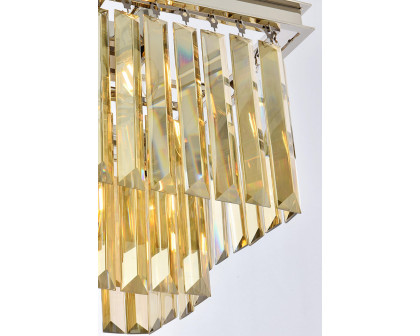 Elegant Urban Classic Chandelier - Polished Nickel/Gold, L 40" (1232D40PN-GT-RC)