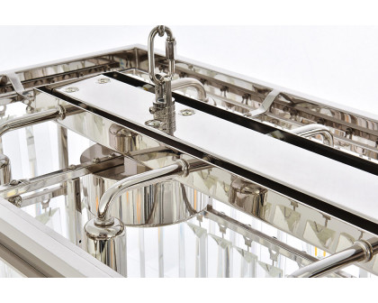 Elegant Urban Classic Chandelier - Polished Nickel, L 40" (1232D40PN-RC)