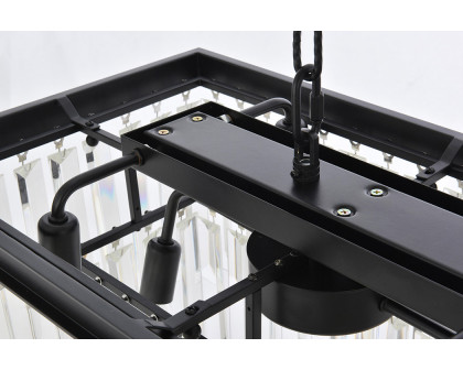 Elegant Urban Classic Chandelier - Matte Black, L 50" (1232D50MB-RC)