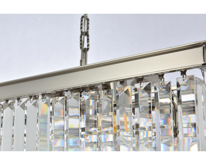 Elegant Urban Classic Chandelier - Polished Nickel, L 60" (1232D60PN-RC)