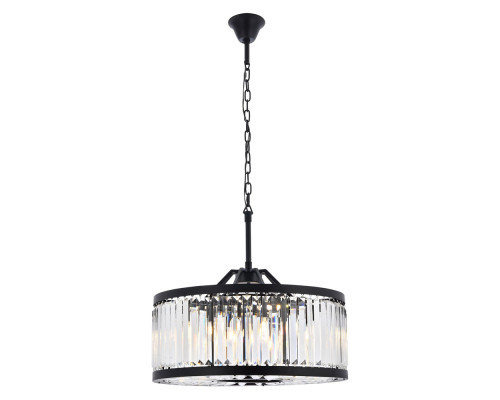 Elegant Urban Classic Chandelier - Matte Black, L 28" (1233D28MB-RC)