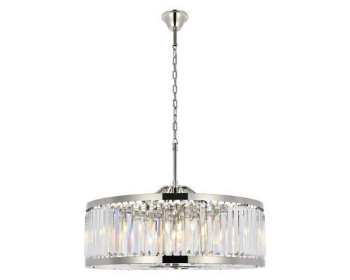 Elegant Urban Classic Chandelier - Polished Nickel, L 35.5" (1233D35PN-RC)