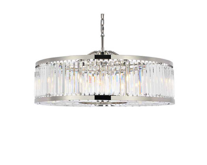 Elegant Urban Classic Chandelier - Polished Nickel, L 43.5" (1233G43PN-RC)