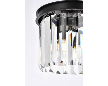 Elegant Urban Classic Pendant - Matte Black, L 12" (1238D12MB-RC)