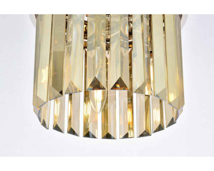 Elegant Urban Classic Pendant - Polished Nickel/Gold, L 12" (1238D12PN-GT-RC)