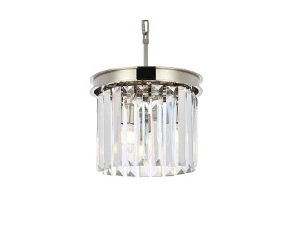 Elegant Urban Classic Pendant - Polished Nickel, L 12" (1238D12PN-RC)