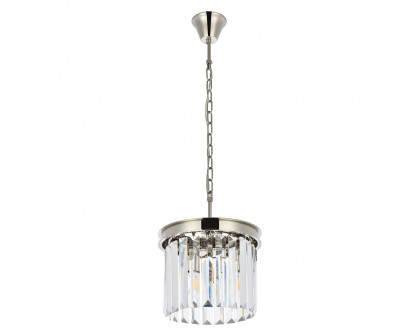 Elegant Urban Classic Pendant - Polished Nickel, L 12" (1238D12PN-RC)