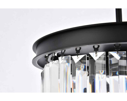 Elegant Urban Classic Pendant - Matte Black, L 16" (1238D16MB-RC)