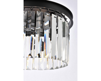 Elegant Urban Classic Pendant - Matte Black, L 16" (1238D16MB-RC)