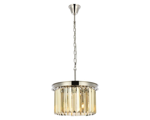 Elegant Urban Classic Pendant - Polished Nickel/Gold, L 16" (1238D16PN-GT-RC)