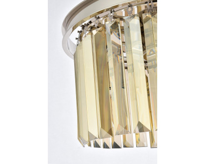 Elegant Urban Classic Pendant - Polished Nickel/Gold, L 16" (1238D16PN-GT-RC)