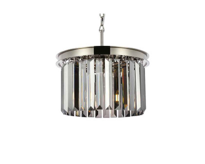 Elegant Urban Classic Pendant - Polished Nickel/Silver, L 16" (1238D16PN-SS-RC)