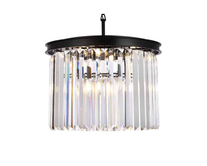 Elegant Urban Classic Pendant - Matte Black, L 20" (1238D20MB-RC)