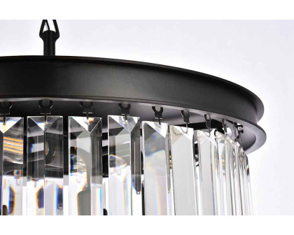 Elegant Urban Classic Pendant - Matte Black, L 20" (1238D20MB-RC)