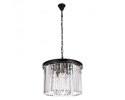 Elegant Urban Classic Pendant - Matte Black, L 20" (1238D20MB-RC)