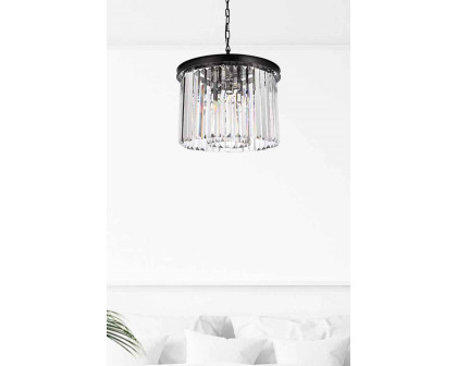 Elegant Urban Classic Pendant - Matte Black, L 20" (1238D20MB-RC)