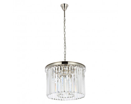 Elegant Urban Classic Pendant - Polished Nickel, L 20" (1238D20PN-RC)