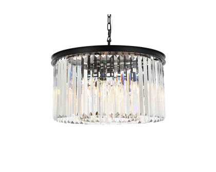 Elegant Urban Classic Pendant - Matte Black, L 26" (1238D26MB-RC)