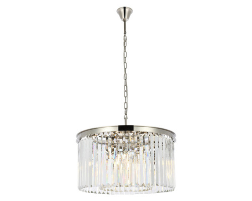 Elegant Urban Classic Pendant - Polished Nickel, L 26" (1238D26PN-RC)