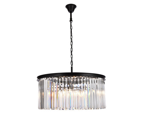 Elegant Urban Classic Pendant - Matte Black, L 31.5" (1238D31MB-RC)