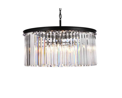 Elegant Urban Classic Pendant - Matte Black, L 31.5" (1238D31MB-RC)