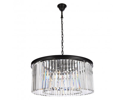 Elegant Urban Classic Pendant - Matte Black, L 31.5" (1238D31MB-RC)