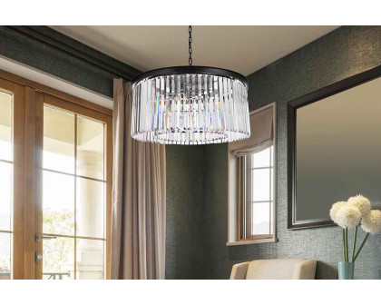 Elegant Urban Classic Pendant - Matte Black, L 31.5" (1238D31MB-RC)