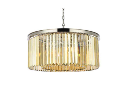 Elegant Urban Classic Pendant - Polished Nickel/Gold, L 31.5" (1238D31PN-GT-RC)