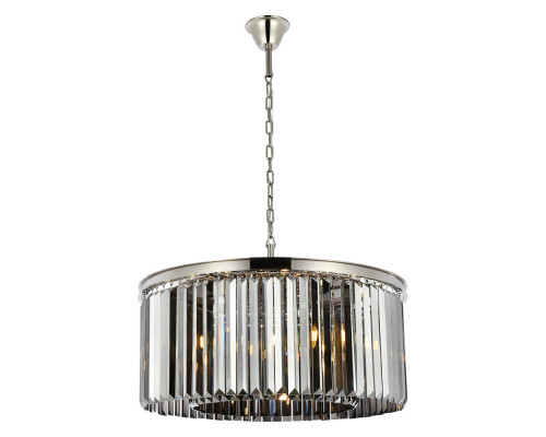 Elegant Urban Classic Pendant - Polished Nickel/Silver, L 31.5" (1238D31PN-SS-RC)